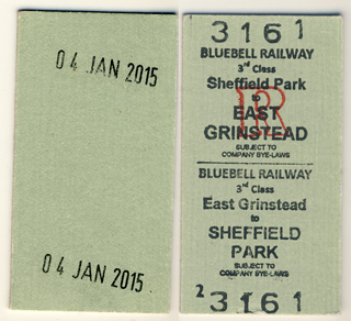 Билет на Bluebell Railway