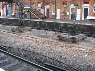 Пальмы на станции Bournemouth