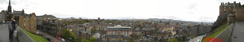 Панорама южного Эдинбурга